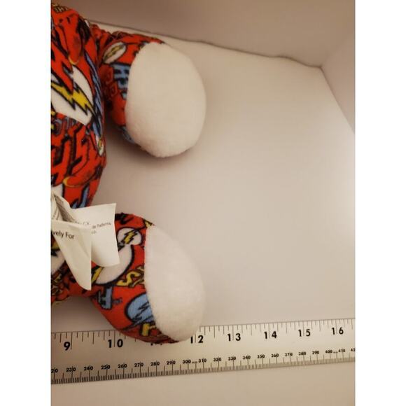 Six Flags DC Comics Flash Bear 10" Seated NWT - Picture 10 of 10